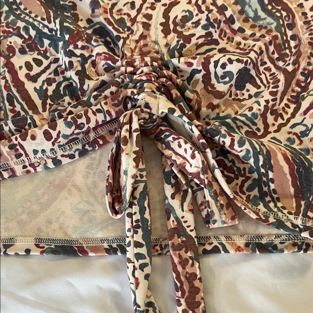 Westbound Multicolor Paisley Long Sleeve Top - Picture 7 of 11